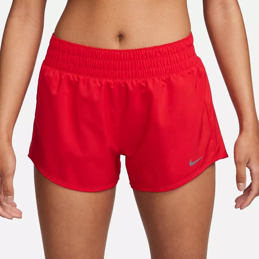 Nike Dri-FIT Tempo Luxe Running Shorts Red CZ9580-673 Womens Medium